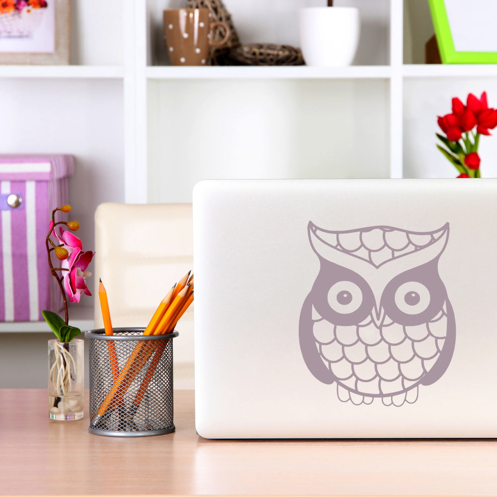 Cute owl | Laptop decal - Adnil Creations