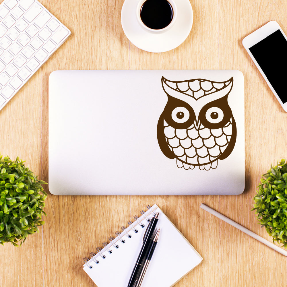 Cute owl | Laptop decal - Adnil Creations