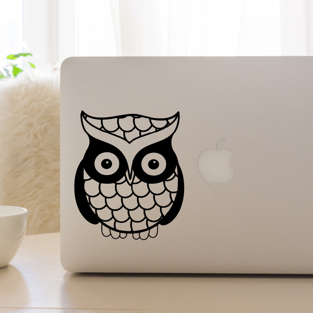 Cute owl | Laptop decal - Adnil Creations
