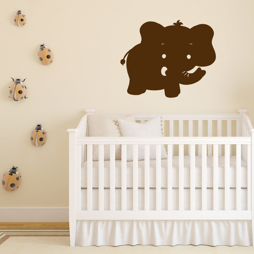 Cute jungle elephant | Wall decal-Wall art-Adnil Creations