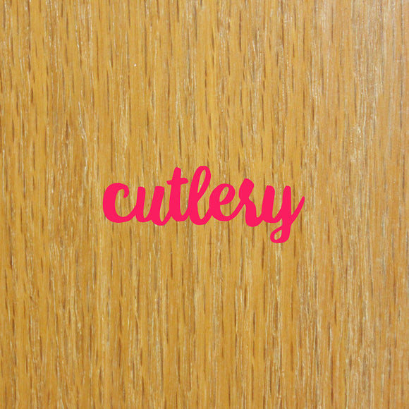 Cutlery | Drawer decal - Adnil Creations