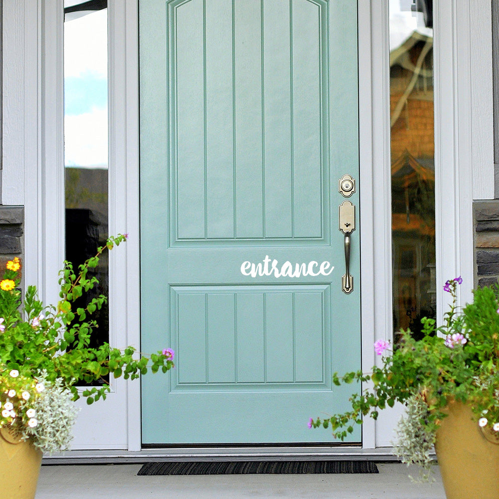 Entrance | Door decal - Adnil Creations