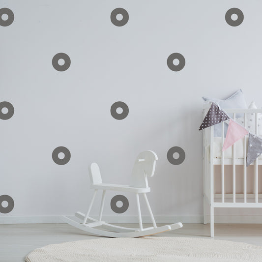Set of 50 hollow polka dots | Wall pattern - Adnil Creations