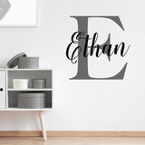 Traditional style monogram | Monogram decal - Adnil Creations