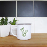 Geometric cactus | Enamel mug - Adnil Creations