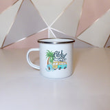 Aloha with camper | Enamel mug - Adnil Creations