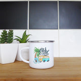Aloha with camper | Enamel mug - Adnil Creations