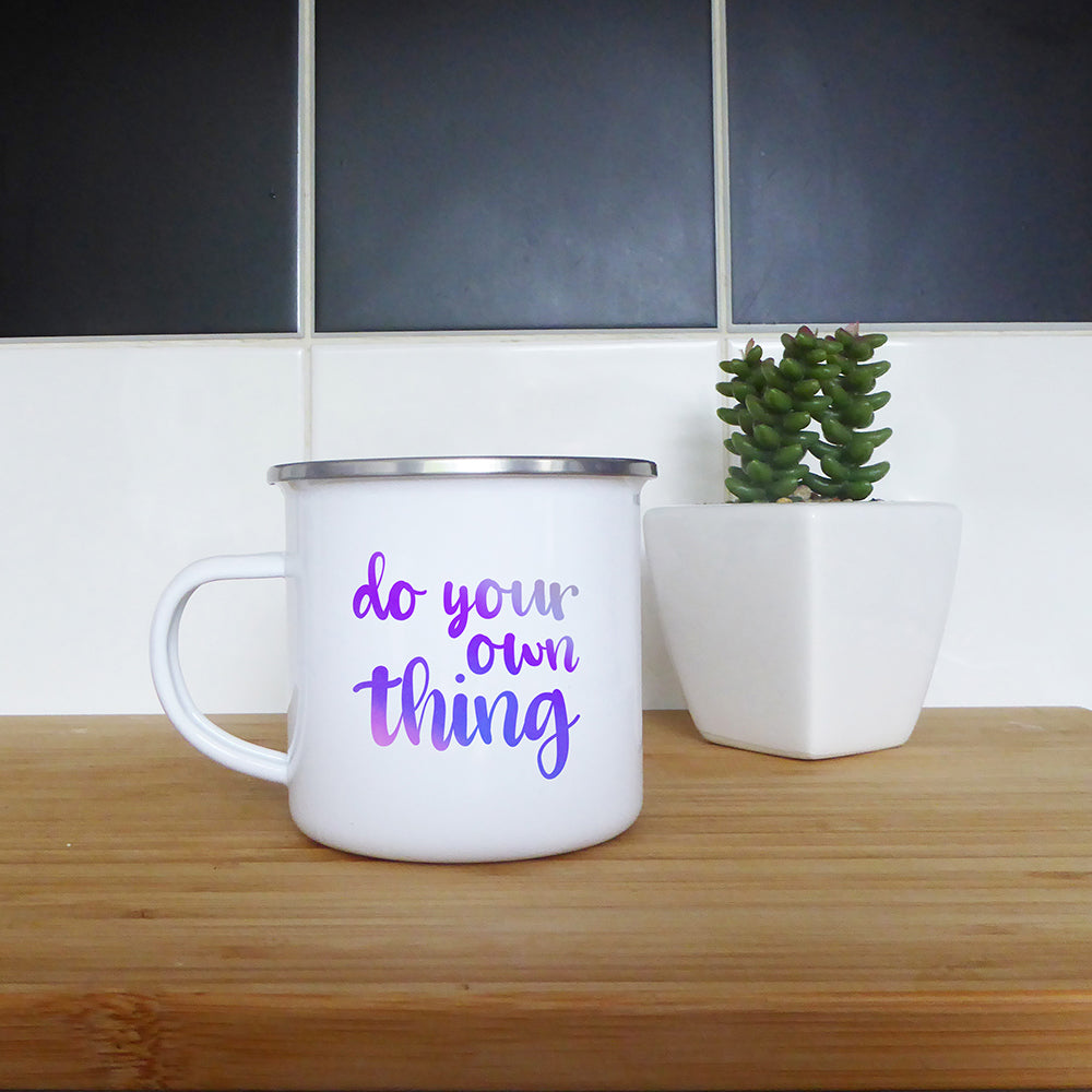 Do your own thing | Enamel mug - Adnil Creations
