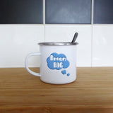 Dream big | Enamel mug - Adnil Creations