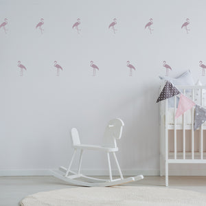 Set of 50 flamingos | Wall pattern - Adnil Creations
