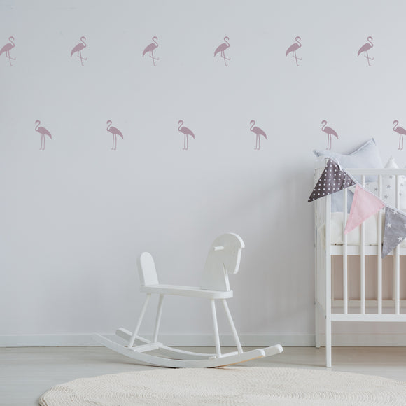 Set of 50 flamingos | Wall pattern - Adnil Creations