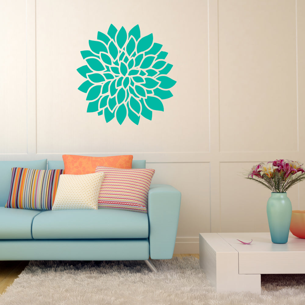 Dahlia flower | Wall decal - Adnil Creations
