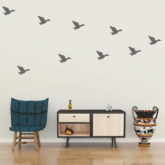 Set of 50 flying ducks | Wall pattern - Adnil Creations