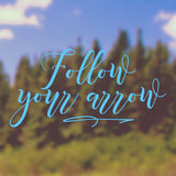 Follow your arrow | Bumper sticker - Adnil Creations