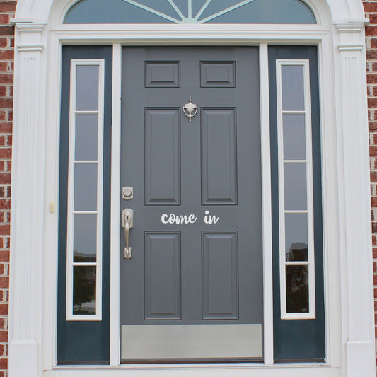 Come in | Door decal - Adnil Creations