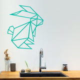 Geometric bunny rabbit | Wall decal