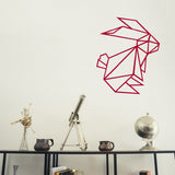 Geometric bunny rabbit | Wall decal
