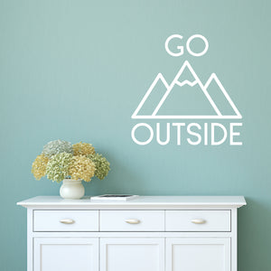 Go outside | Wall quote - Adnil Creations