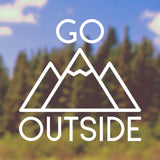 Go outside | Bumper sticker - Adnil Creations
