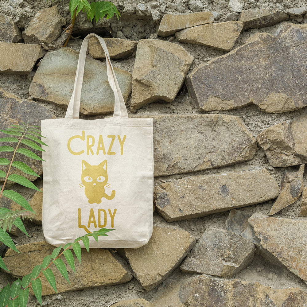 Crazy cat lady | 100% Cotton tote bag - Adnil Creations