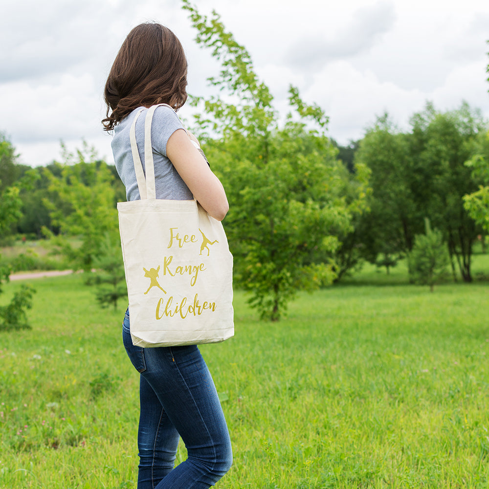 Free range children | 100% Cotton tote bag - Adnil Creations