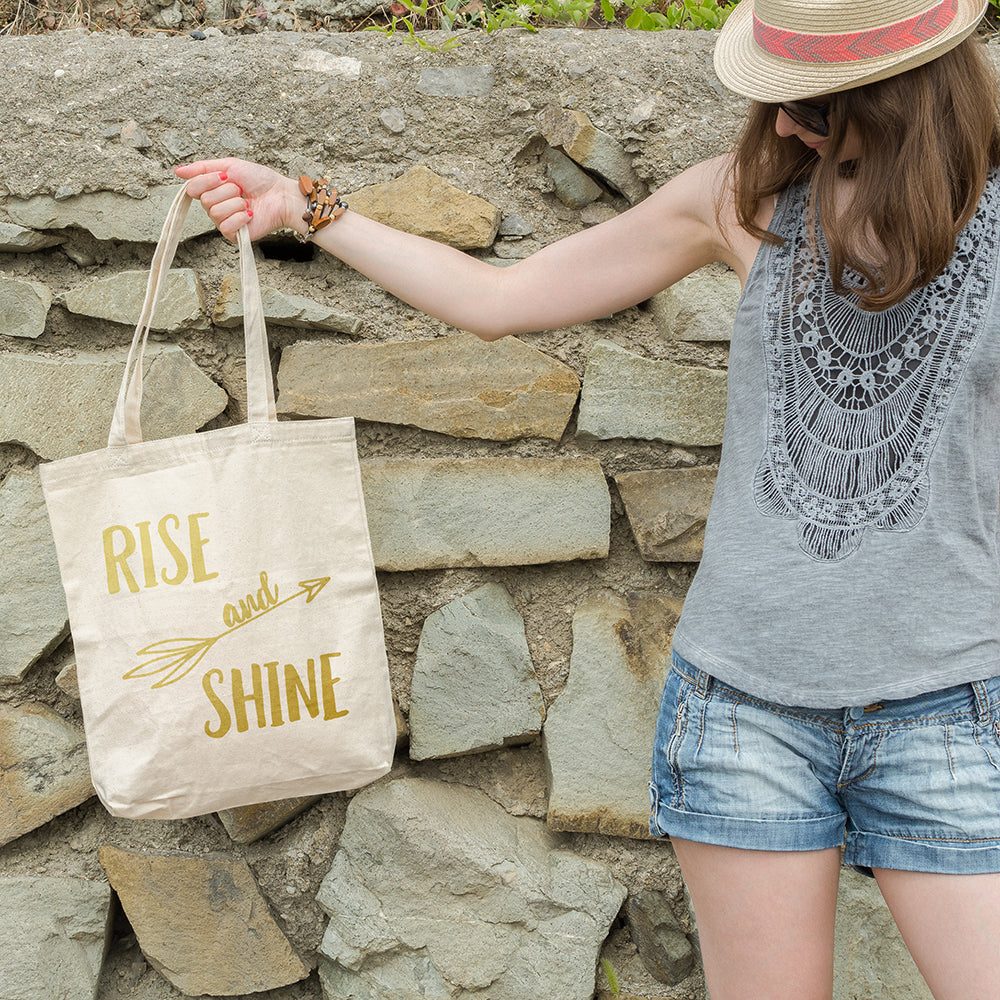 Rise and shine | 100% Cotton tote bag - Adnil Creations