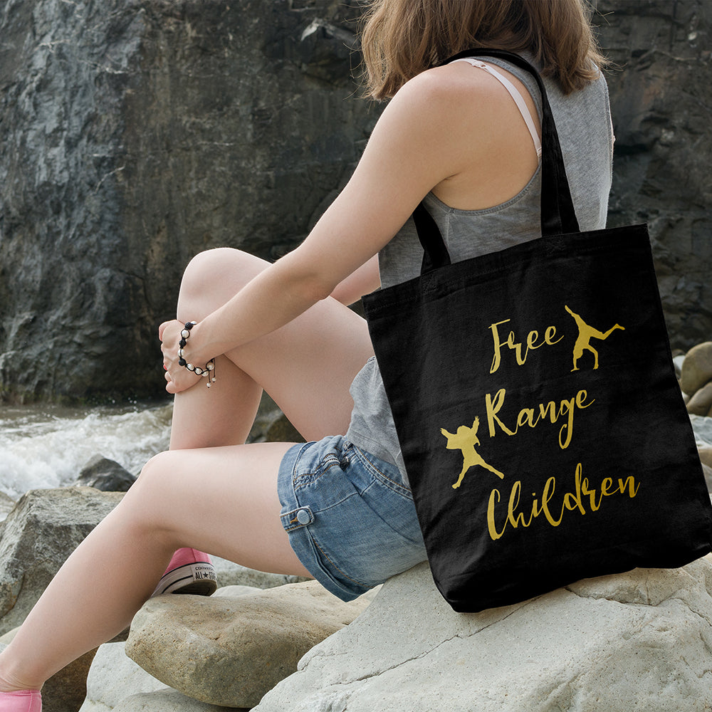 Free range children | 100% Cotton tote bag - Adnil Creations