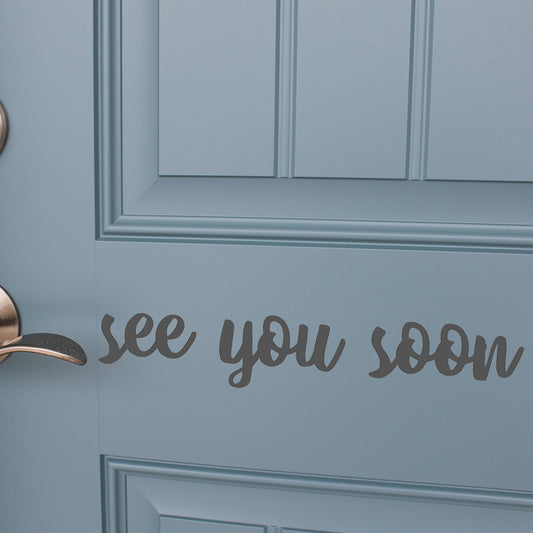 See you soon | Door decal - Adnil Creations