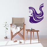 Hair swoosh | Wall decal - Adnil Creations