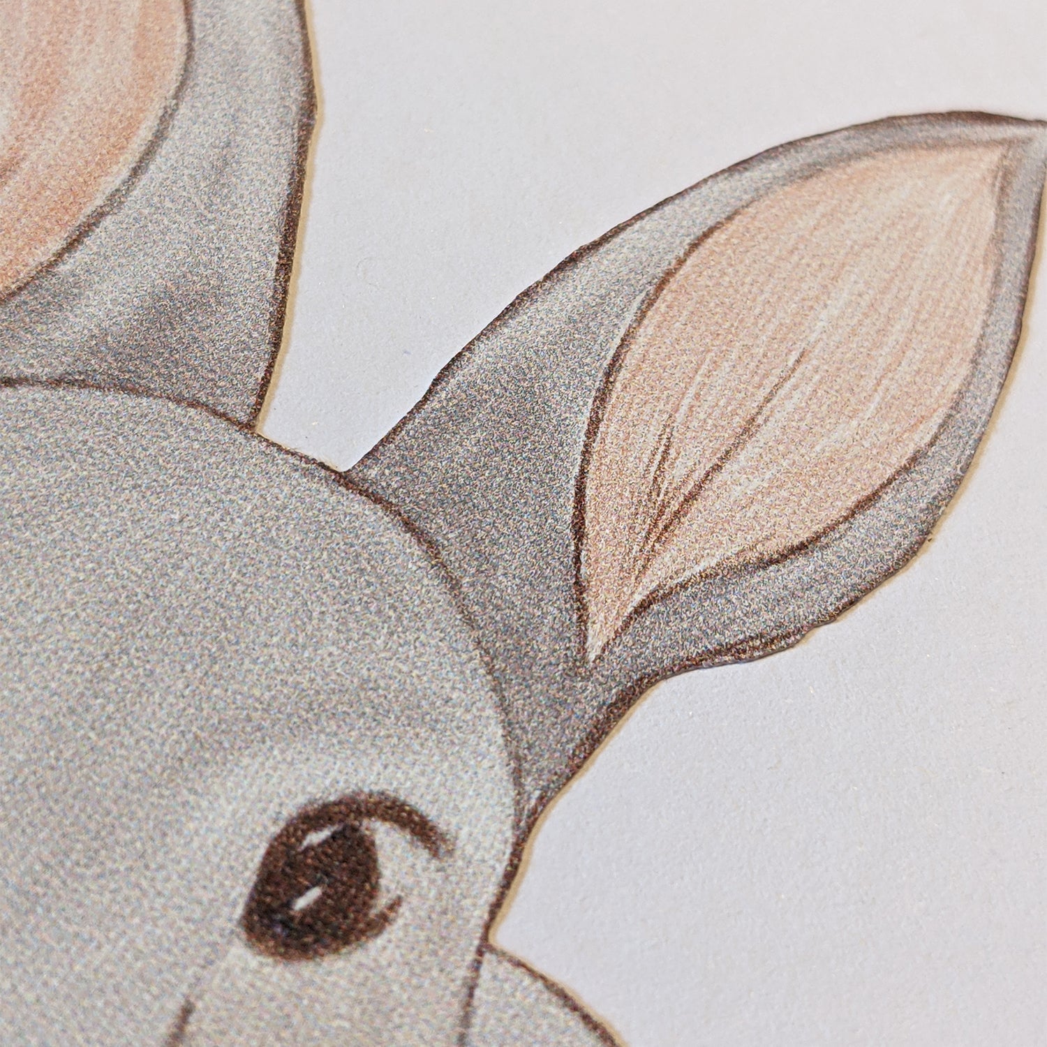 Hand drawn bunny rabbit | Fabric wall stickers - Adnil Creations