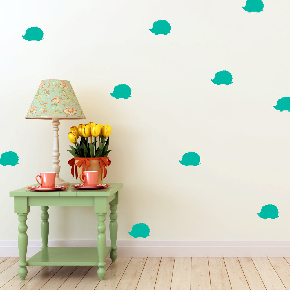 Set of 50 hedgehogs | Wall pattern - Adnil Creations