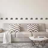 Set of 50 hedgehogs | Wall pattern - Adnil Creations