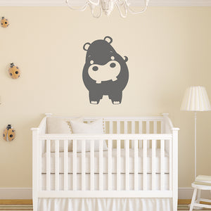 Cute jungle hippo | Wall decal - Adnil Creations