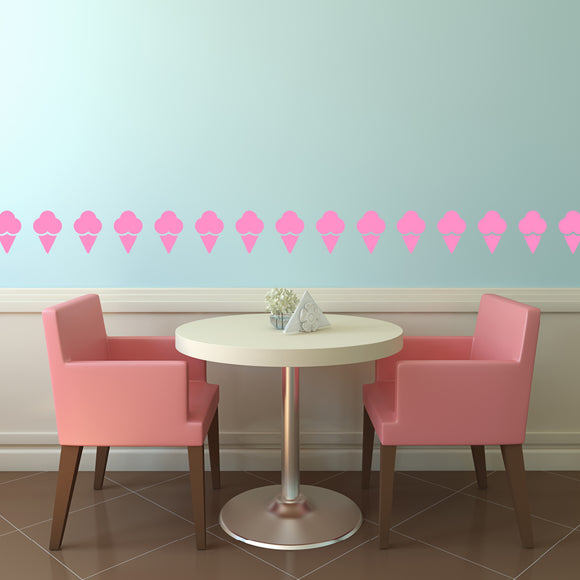 Set of 50 ice creams | Wall pattern - Adnil Creations