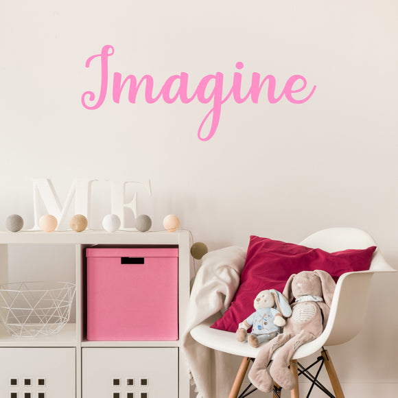 Imagine | Wall quote - Adnil Creations