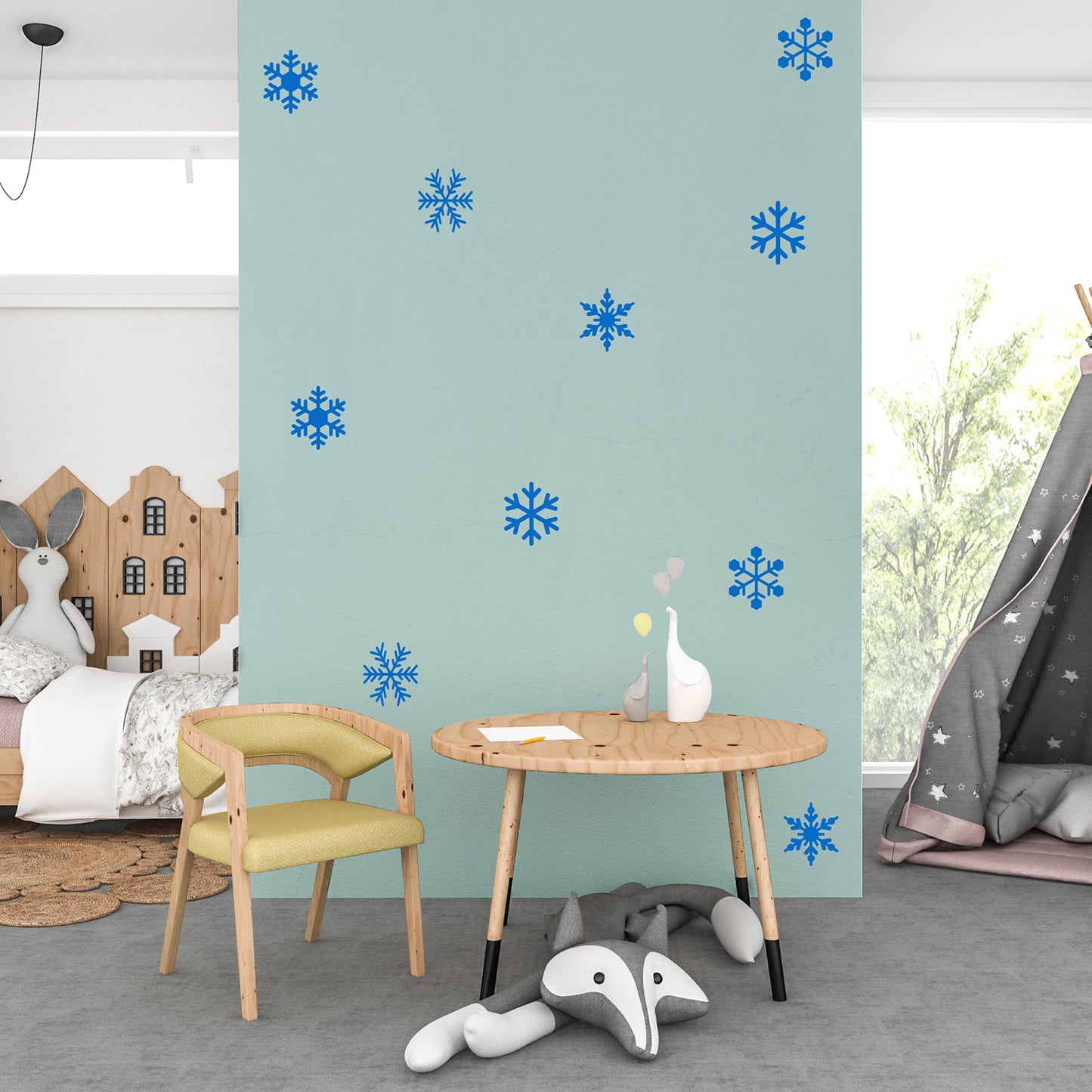 Winter snowflakes | Wall pattern
