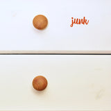 Junk | Drawer decal - Adnil Creations