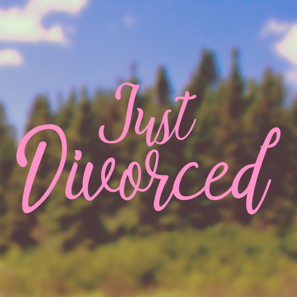 Just divorced | Bumper sticker - Adnil Creations