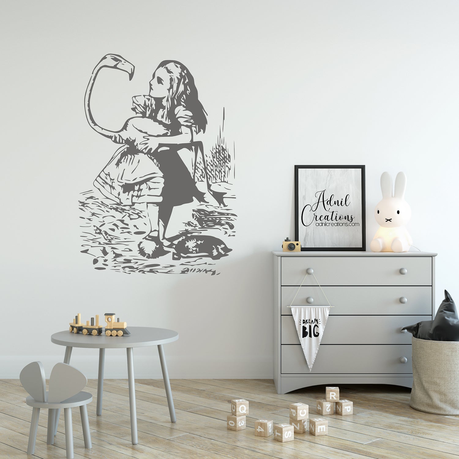 The Queen's croquet ground | Alice's adventures in Wonderland | Wall decal-Wall art-Adnil Creations