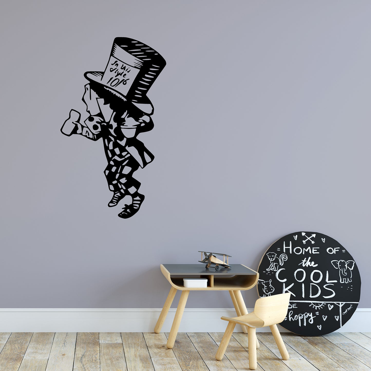 Mad hatter | Alice's adventures in Wonderland | Wall decal-Wall art-Adnil Creations