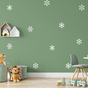 Set of 50 winter snowflakes | Wall pattern