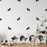 Set of 50 unicorns | Wall pattern