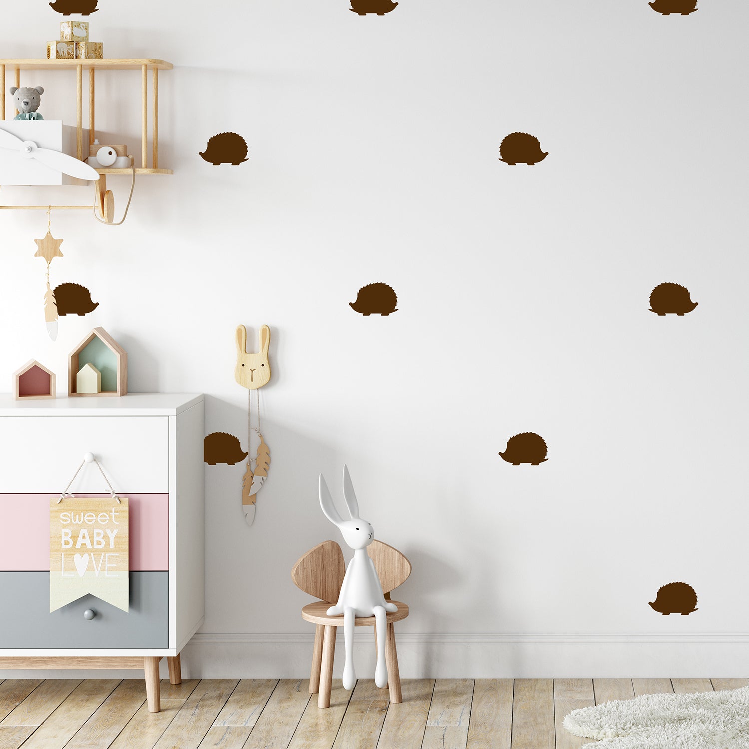 Hedgehogs | Wall pattern-Repeating pattern-Adnil Creations