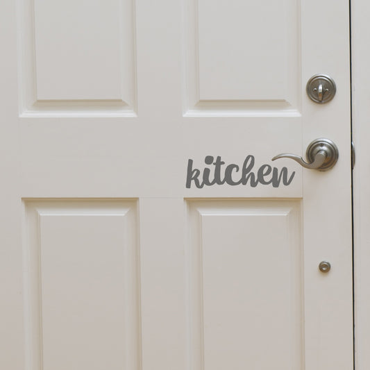 Kitchen | Door decal - Adnil Creations