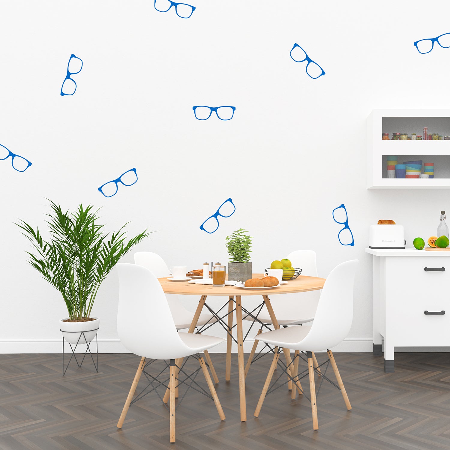 Hipster glasses | Wall pattern-Repeating pattern-Adnil Creations