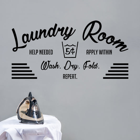 Laundry room | Wall quote - Adnil Creations