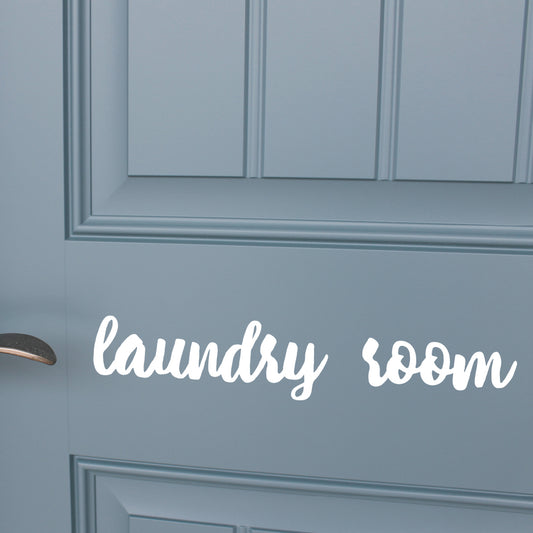 Laundry room | Door decal - Adnil Creations