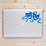 Theatre masks | Laptop decal - Adnil Creations