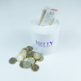 Unicorn personalised name | Ceramic money box - Adnil Creations
