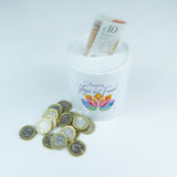 Yoga kit fund personalised name | Ceramic money box - Adnil Creations